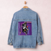 hiphop-typo denim jacket (Hangar)