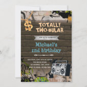 Hiphop verjaardagsfeestje uitnodiging (Voorkant)