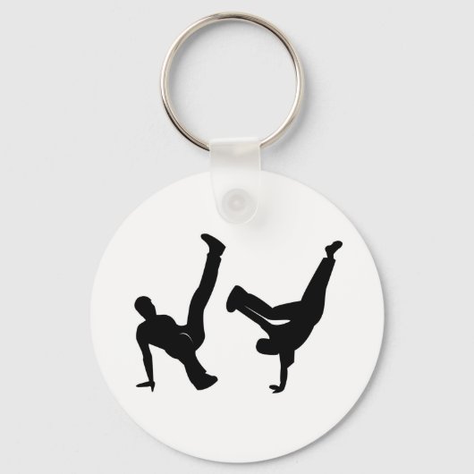 hiphopdanser sleutelhanger (Voorkant)