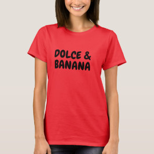 hiphoping banana dolce banana grappig T-shirt ontw