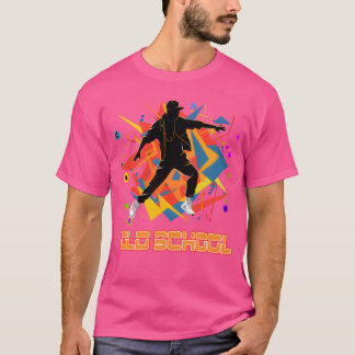 hiphopman uit de jaren 80 vriend t-shirt