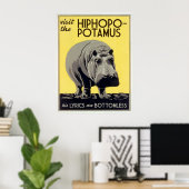 hiphopotamus hiphopapotamus rhymenocrisus poster (Thuiskantoor)