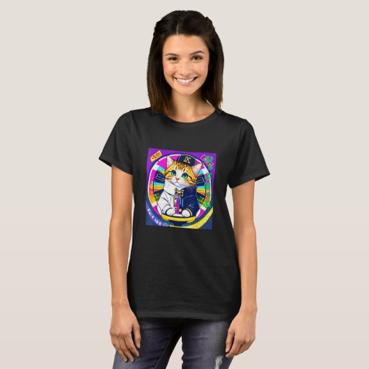 Hiphopper cat t-shirt (Voorkant volledig)
