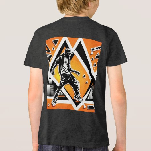 HIPHOPSTROMEN Tri-Blend SHIRT (Achterkant)