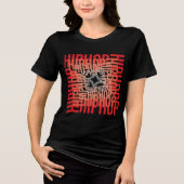 hiphopvortex Tri-Blend shirt (Voorkant)