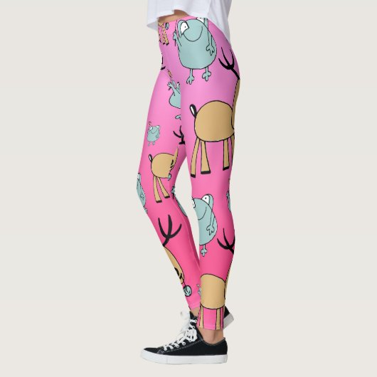 hiphroze feestdagen winter koude kerst leggings (Links)