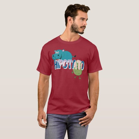 Hipo & aardappel t-shirt (Voorkant volledig)