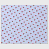 Hipopotamus-kerstcadeaupapier voor kerstcadeautjes cadeaupapier (Vlak)