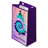 Hipp vakantietas (paars) klein cadeauzakje (Voorkant Gekanteld)