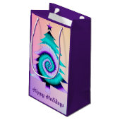 Hipp vakantietas (paars) klein cadeauzakje (Achterkant Gekanteld)