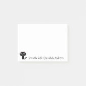 Hippe Kat Post-it® Notes (Voorkant)