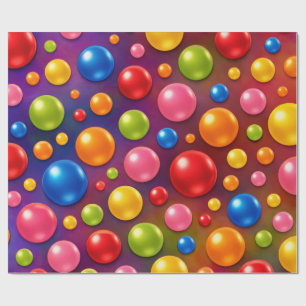 hippe polka stippen  cadeaupapier
