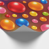 hippe polka stippen  cadeaupapier (Hoek)