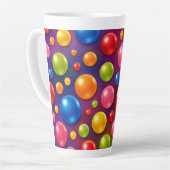 hippe polka stippen  latte mok (Linkerhoek)