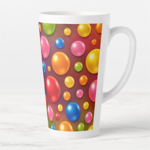 hippe polka stippen latte mok