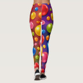 hippe polka stippen  leggings (Achterkant)