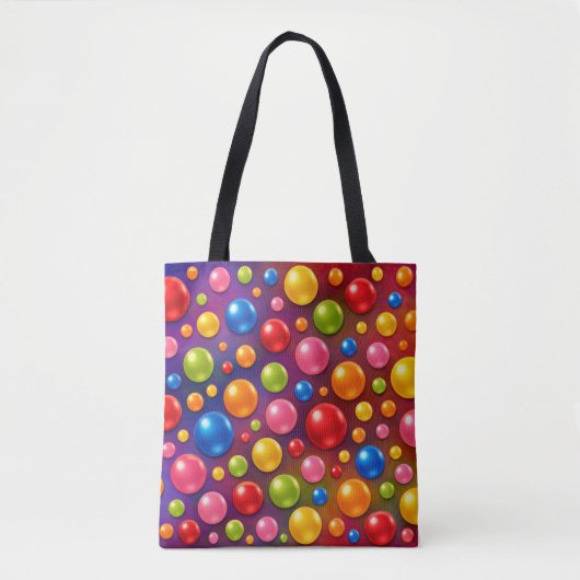 hippe polka stippen  tote bag (Voorkant)