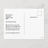 Hippe vakantie Gezellige boog Foto Vrolijk Kerstmi Feestdagenkaart (Achterkant)