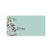 Hippe vakantie naar-van - Opal Ice Etiket (Voorkant)