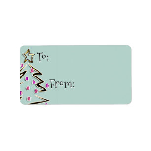 Hippe vakantie naar-van - Opal Ice Etiket