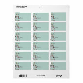 Hippe vakantie naar-van - Opal Ice Etiket (Full Sheet)