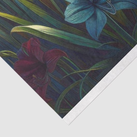 Hippeastrums Schilderachtig Uitzicht ontkoppelings Tissuepapier (Detail)