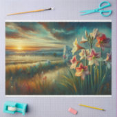 Hippeastrums Sunset Uitzicht Decoupage Tissue Pape Tissuepapier (Craft)