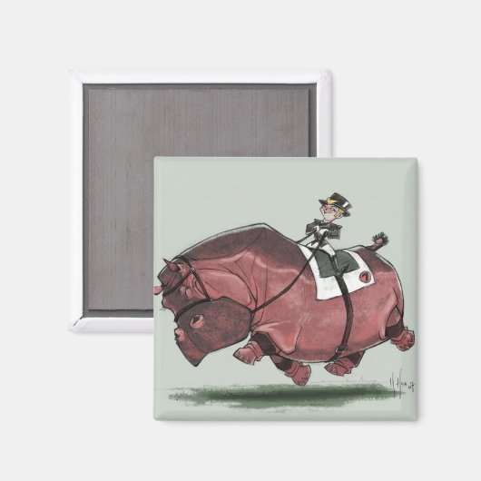 Hippestrian Magneet (Voorkant / Achterkant)