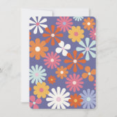 Hippie 1960's Peace Love & Retirement uit 1970 Kaart (Achterkant)