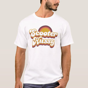 Hippie 1970s Counterculture Scooter Hussy T-shirt
