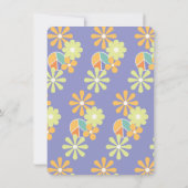 Hippie 60's 70's Doctor MD Afstuderen Uitnodiging (Achterkant)