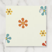 Hippie 60s Groovy Feest Cadeautje Label (Achterkant)