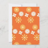 Hippie 70's 60's Elke Age Groovy Birthday Kaart (Achterkant)