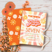 Hippie 70's 60's Elke Age Groovy Birthday