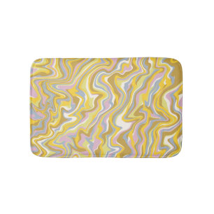 Hippie 70s Groen Marmer Vloeibare Swirl Boho Patro Badmat