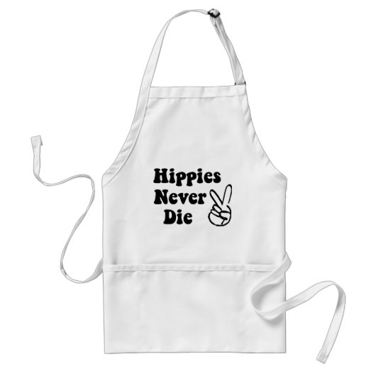 Hippie apron standaard schort (Voorkant)