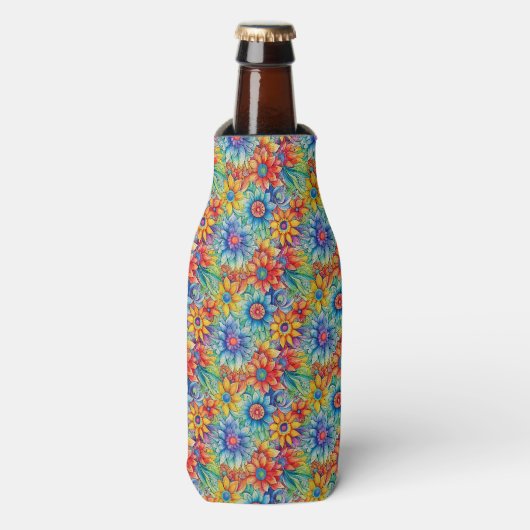Hippie Art Bottle Cooler (Fles Voorkant)