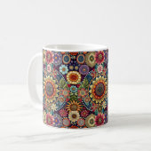 Hippie Art Coffee Mok (Voorkant links)