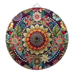 Hippie Art Dartboard Dartbord