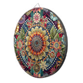 Hippie Art Dartboard Dartbord (Voorkant Rechts)