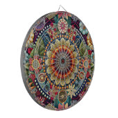 Hippie Art Dartboard Dartbord (Voorkant Links)