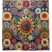 Hippie Art Douchegordijn (Voorkant)