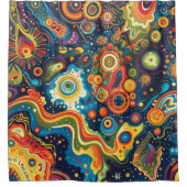 Hippie Art Douchegordijn (Voorkant)