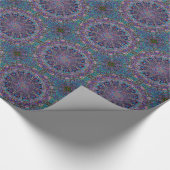 Hippie Art Psychadelic Print Cadeaupapier (Hoek)