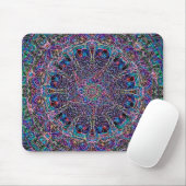 Hippie Art Psychadelic Print Muismat (Met muis)