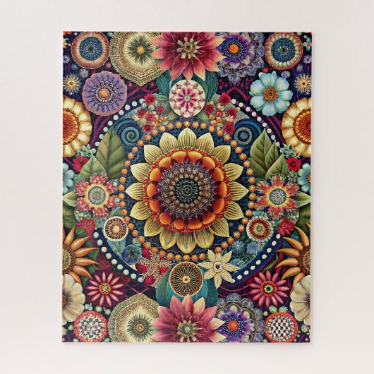 Hippie Art Puzzel (Verticaal)