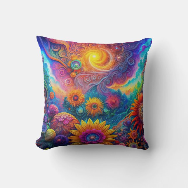 Hippie Art Sierkussen (Voorkant)