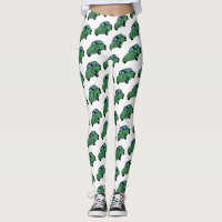 Hippie auto tekenen aangepaste Leggings