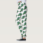 Hippie auto tekenen aangepaste Leggings (Links)