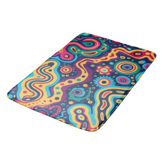 Hippie Bath Mat (Gekanteld)